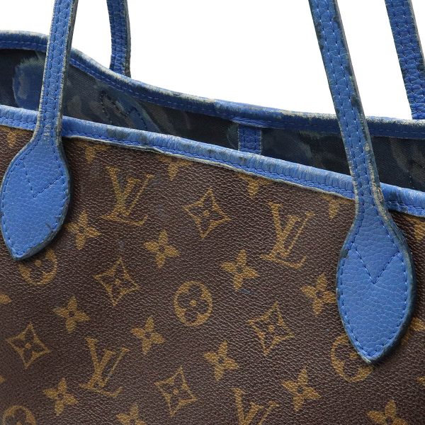 8 Louis Vuitton Monogram Ikat Flower Neverfull MM Tote Bag