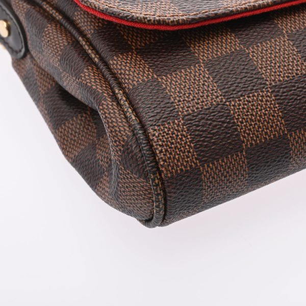 808000611465000 6 Louis Vuitton Damier Favorite MM Brown Shoulder Bag