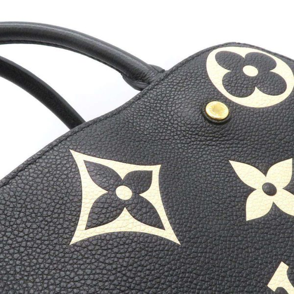 8504654 10 Louis Vuitton Handbag Monogram Emplant Montaigne MM Black