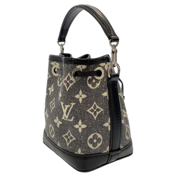 8564085 02 Louis Vuitton Monogram Jacquard Denim Nano Noe 2way Handbag