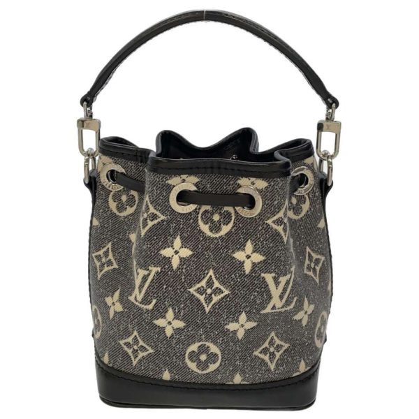 8564085 03 Louis Vuitton Monogram Jacquard Denim Nano Noe 2way Handbag