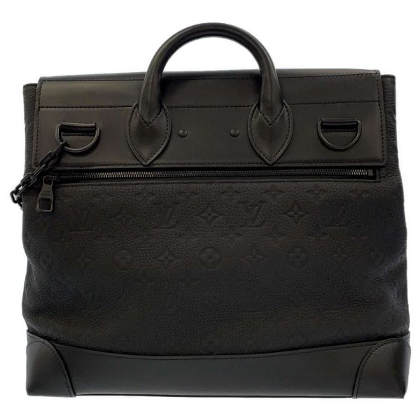 8571137 03 Louis Vuitton City Steamer PM Calf Leather Shoulder Bag Black