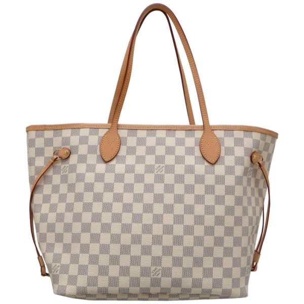 8572141 03 Louis Vuitton Tote Bag Damier Azur Neverfull MM Pouch