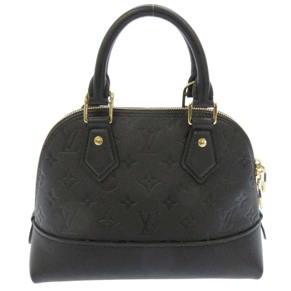 8614889 03 Louis Vuitton Monogram Emplant Neo Alma BB 2way Shoulder Bag Black