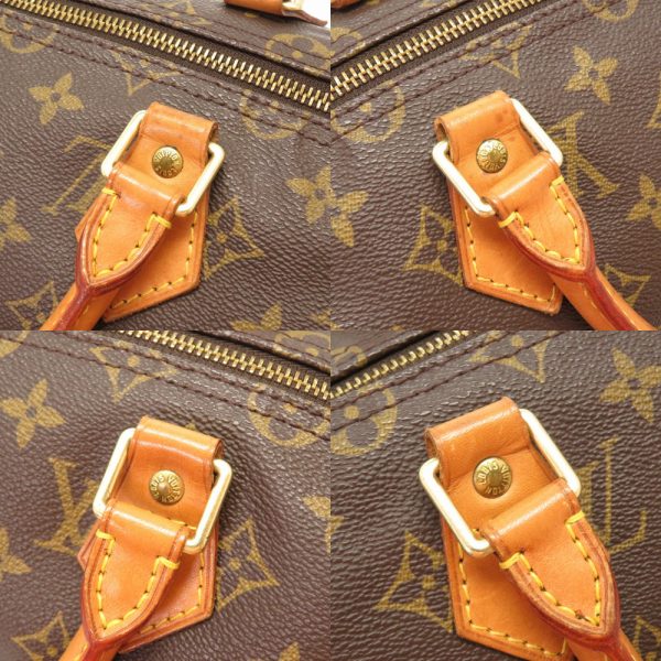 9 Louis Vuitton Monogram Speedy 35 Handbag Bag LV