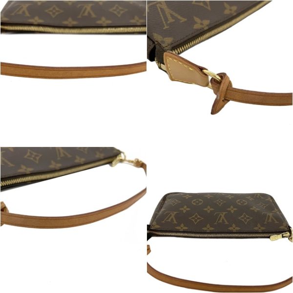 9 Louis Vuitton Accessory Pouch Pochette Accessoire Brown Monogram