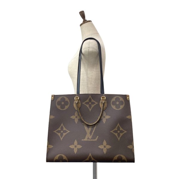 9 Louis Vuitton OntheGo GM Giant Monogram Handbag Shoulder Bag Gold Hardware