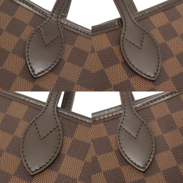 9 Louis Vuitton Damier Neverfull MM Tote Bag Brown