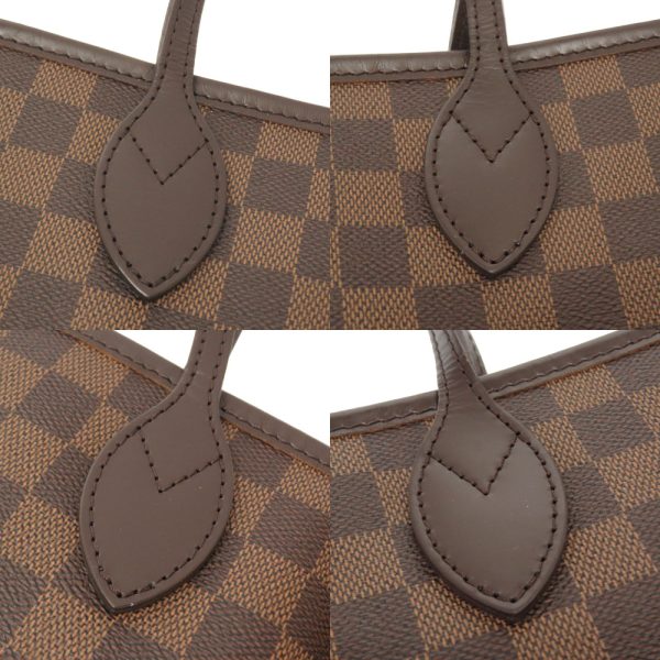 9 Louis Vuitton Damier Neverfull MM Tote Bag Brown