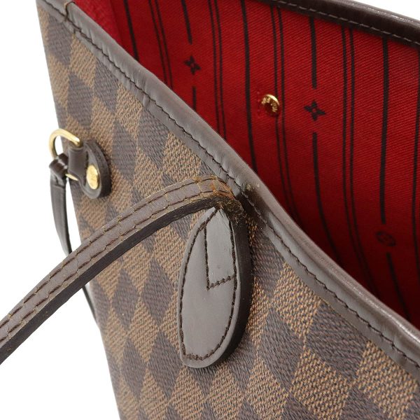 9 Louis Vuitton Damier Neverfull MM Tote Bag Shoulder Bag