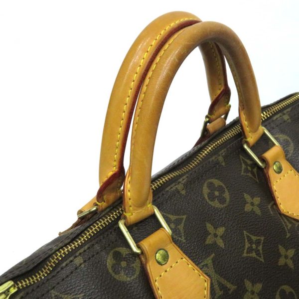 9 Louis Vuitton Bag Speedy 30 Monogram AB Rank Hand Brown