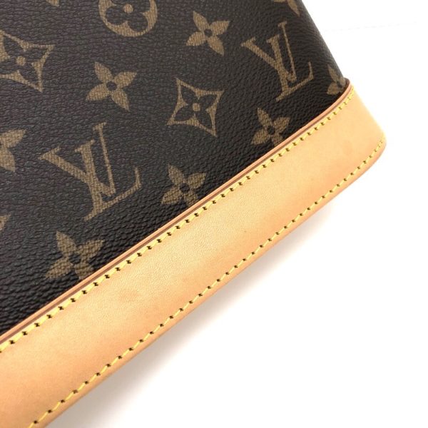 9 Louis Vuitton Alma BB Shoulder Bag Monogram Canvas Brown