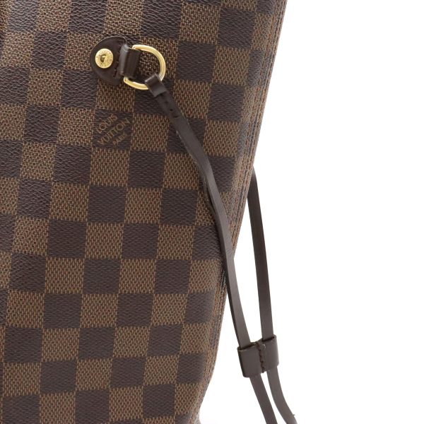 9 Louis Vuitton Damier Neverfull MM Tote Bag Shoulder Bag