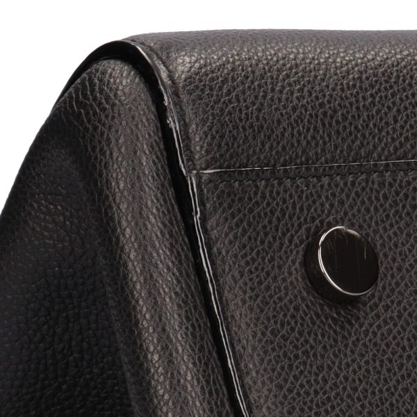 9 Yves Saint Laurent Cavalive Gauche Shoulder Bag Leather Black