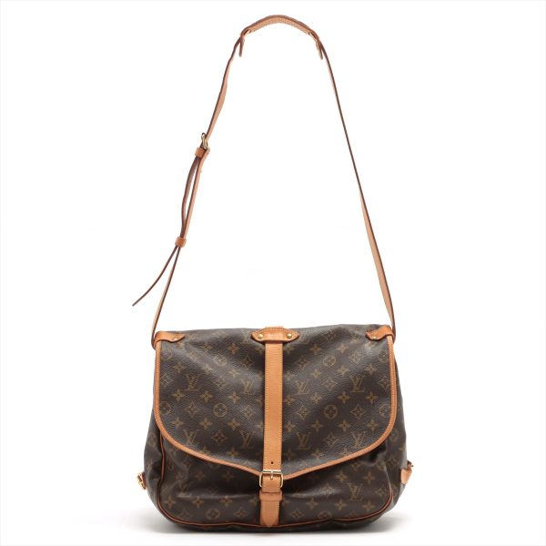 a1681147 0 Vuitton Monogram Saumur Shoulder Bag