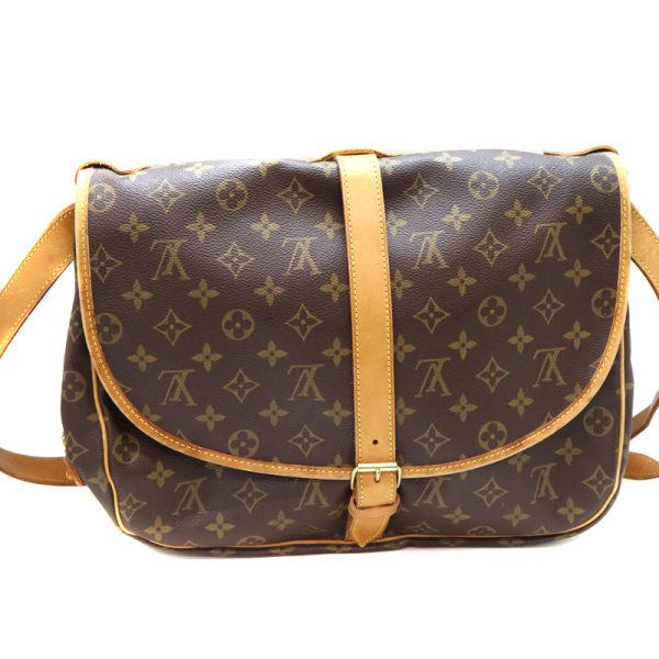 a23 2165 2 Louis Vuitton Saumur 35 Monogram Canvas Shoulder Bag