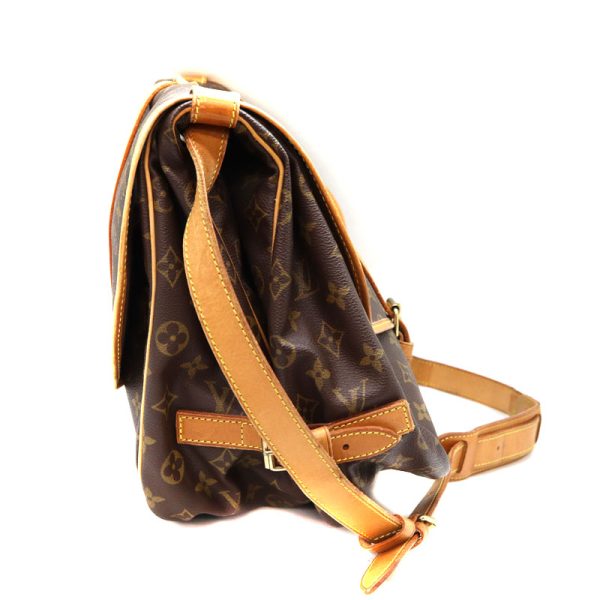 a23 2165 4 Louis Vuitton Saumur 35 Monogram Canvas Shoulder Bag