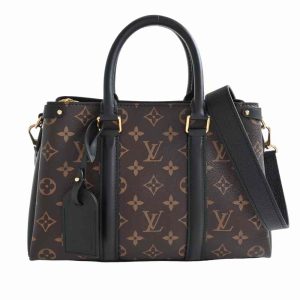 b5022414200002484 1 Louis Vuitton Pochette Mila MM Multicolor Noir Black Chain Shoulder Shoulder Bag
