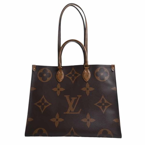 b5022583200001262 1 Louis Vuitton Monogram Reverse Giant On The Go GM Tote Bag