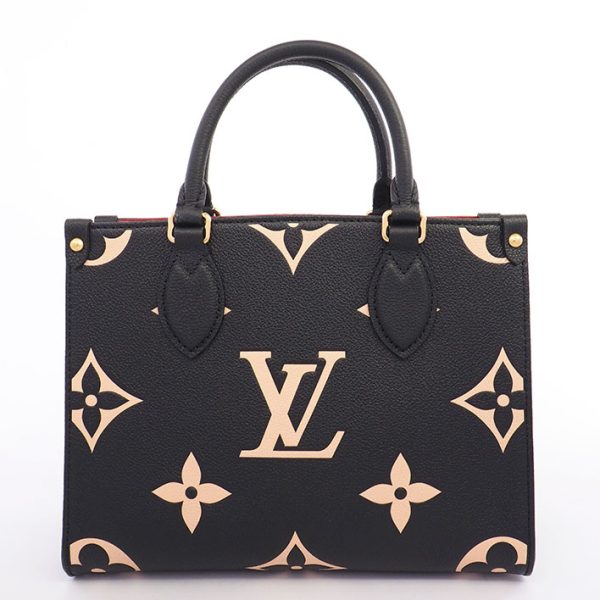 bag 19004 1 Louis Vuitton On The Go PM Bicolor Monogram Shoulder Bag