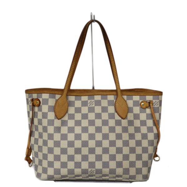 c23 1785 1 Louis Vuitton Neverfull PM Handbag Classic Damier Azur