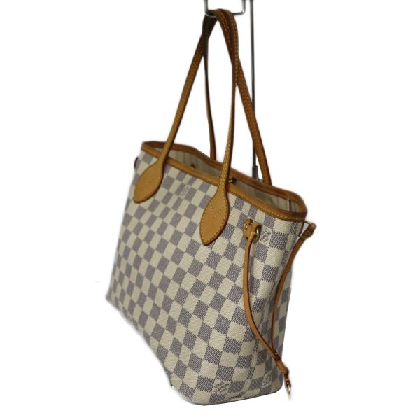 c23 1785 2 Louis Vuitton Neverfull PM Handbag Classic Damier Azur