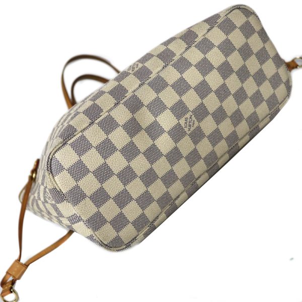 c23 1785 5 Louis Vuitton Neverfull PM Handbag Classic Damier Azur