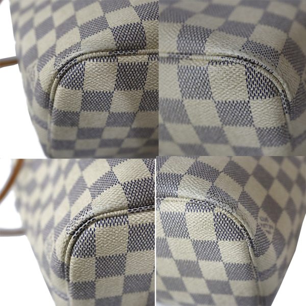 c23 1785 8 Louis Vuitton Neverfull PM Handbag Classic Damier Azur