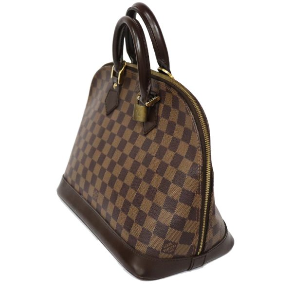 c23 2499 2 Louis Vuitton Alma Damier Handbag Brown