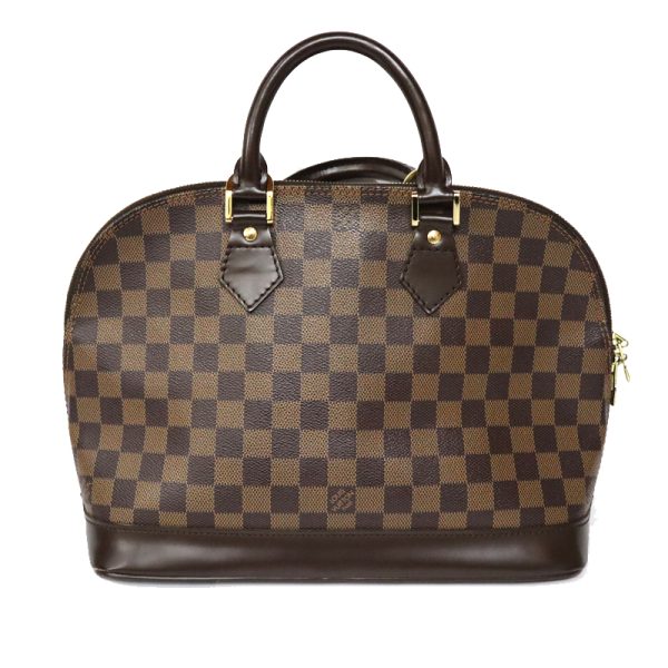 c23 2499 4 Louis Vuitton Alma Damier Handbag Brown