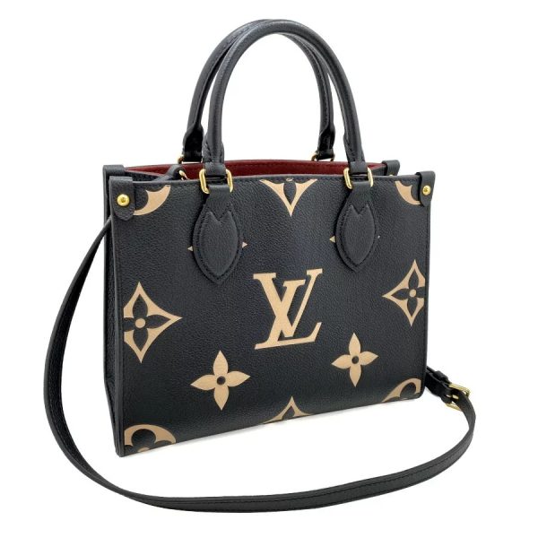 download Louis Vuitton OnTheGo PM Monogram Implant Black Noir