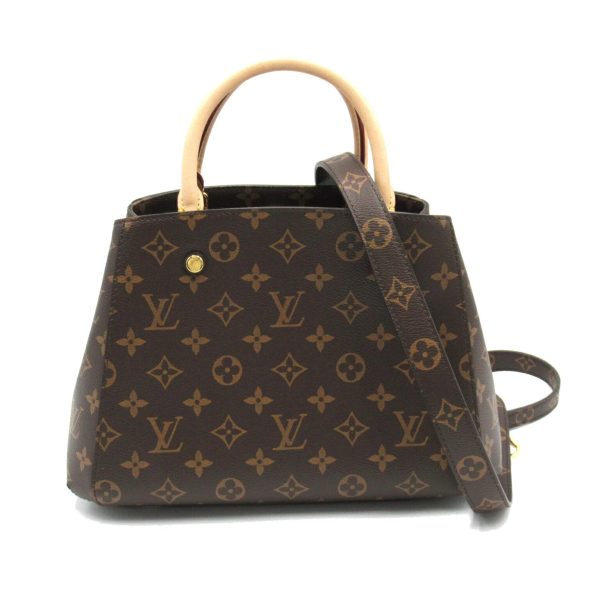 download Louis Vuitton Montaigne Monogram BB PVC Coated Canvas Tote Bag