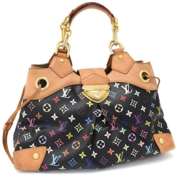 download Louis Vuitton Ursula Monogram Canvas Leather Multicolor Black