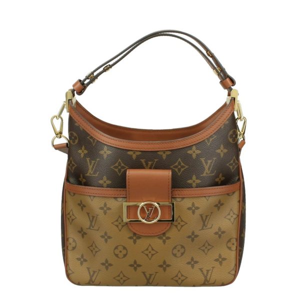 download 2 Louis Vuitton Monogram Hobo Dauphine PM Shoulder Bag