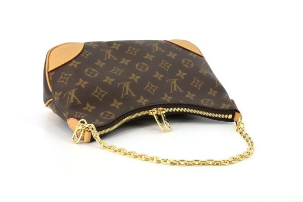 download 2 Louis Vuitton Boulogne NM Chain Monogram Canvas Handbag