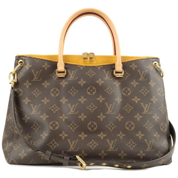 download Louis Vuitton Monogram Canvas Leather Pallas MM Shoulder Bag