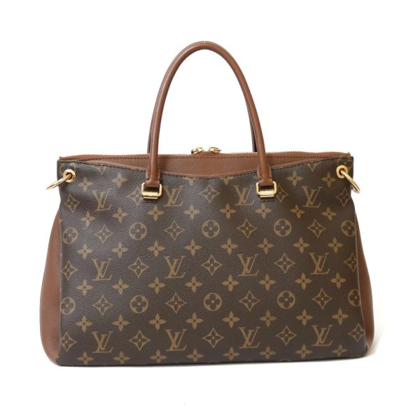 download Louis Vuitton Pallas Damier Ebene Canvas Leather Shoulder Bag