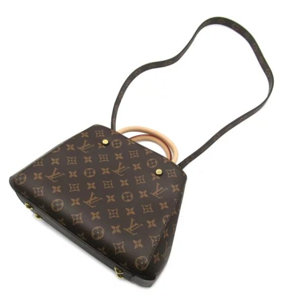 download 3 Louis Vuitton Montaigne Monogram BB PVC Coated Canvas Tote Bag