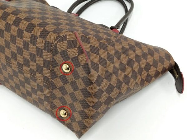 download 3 Louis Vuitton Kaisa MM Damier Ebene Tote Bag