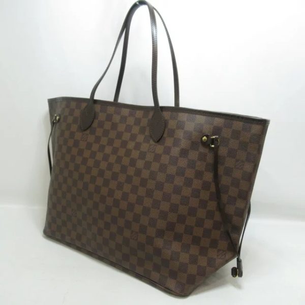 download 4 Louis Vuitton Neverfull GM PVC Coated Canvas Damier Tote Bag