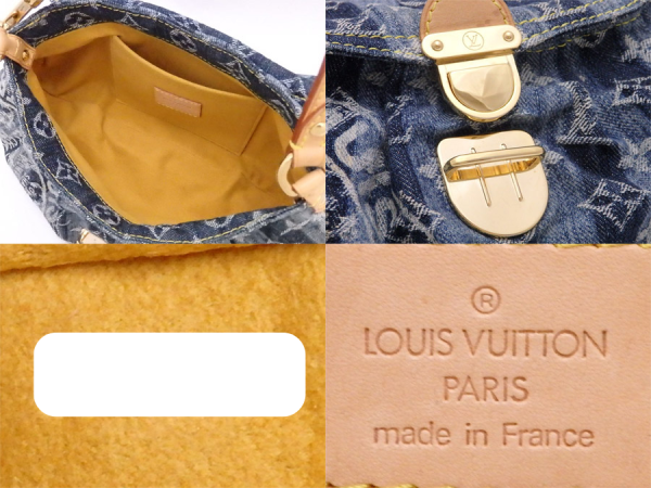 e51357a 2 Louis Vuitton Mini Pleaty Shoulder Bag Monogram Denim