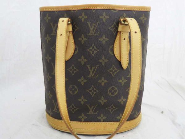 e51793a 1 Louis Vuitton Shoulder Bag Monogram Bucket PM Brown