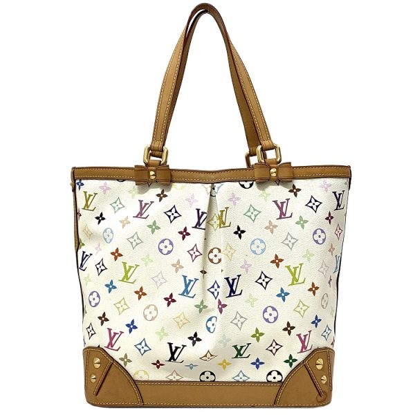 f15688 01 Louis Vuitton Tote Bag Charlene MM Multicolor Monogram Canvas