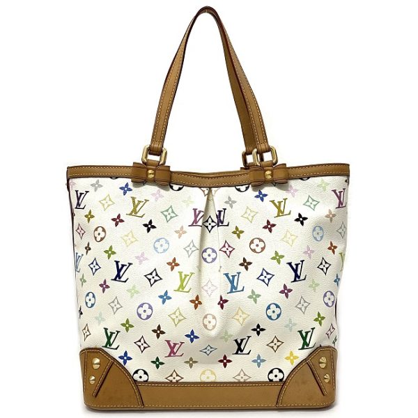 f15688 03 Louis Vuitton Tote Bag Charlene MM Multicolor Monogram Canvas