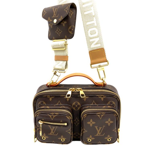 imgrc0081975093 Louis Vuitton Monogram Unisex Utility Crossbody Bag