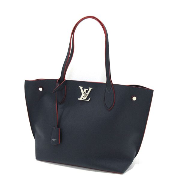 imgrc0089954508 Louis Vuitton Lock Me Go Tote Bag Navy