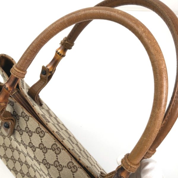 k30429668 11 Gucci Tote Bag GG Bamboo Hand Leather