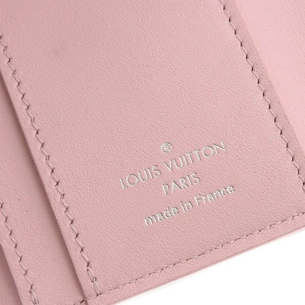 lv1022 7 Louis Vuitton Portefeuille Capucines Trifold Wallet Pink