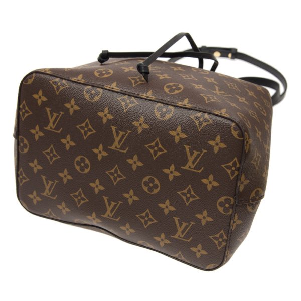 m44020 4 Louis Vuitton Shoulder Bag Neonoe Leather Monogram Black