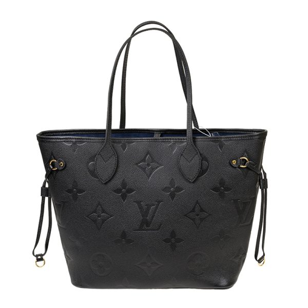 m45685 1 Louis Vuitton Black Neverfull MM Noir Monogram Shoulder Bag